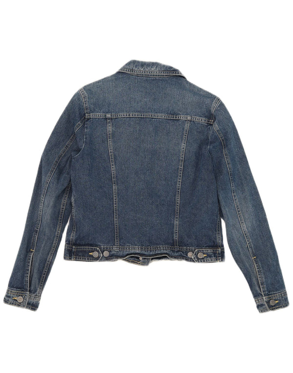 Nuova giacca di jeans corta da donna Penny UK 12 Cotone blu medio