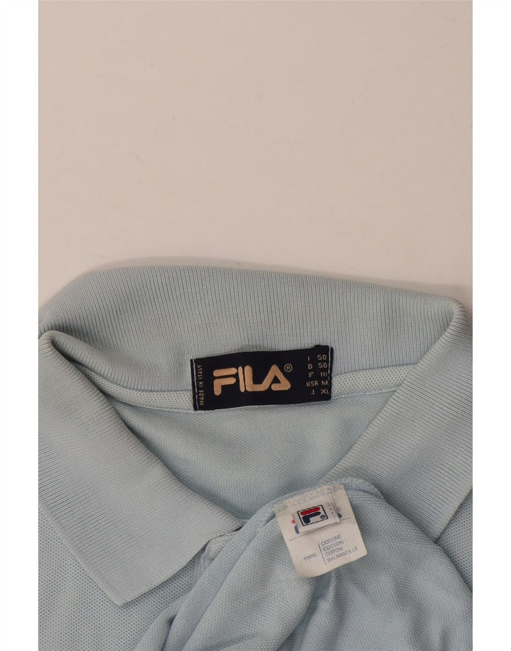 Polo Uomo FILA IT 50 Blu Medio Cotone