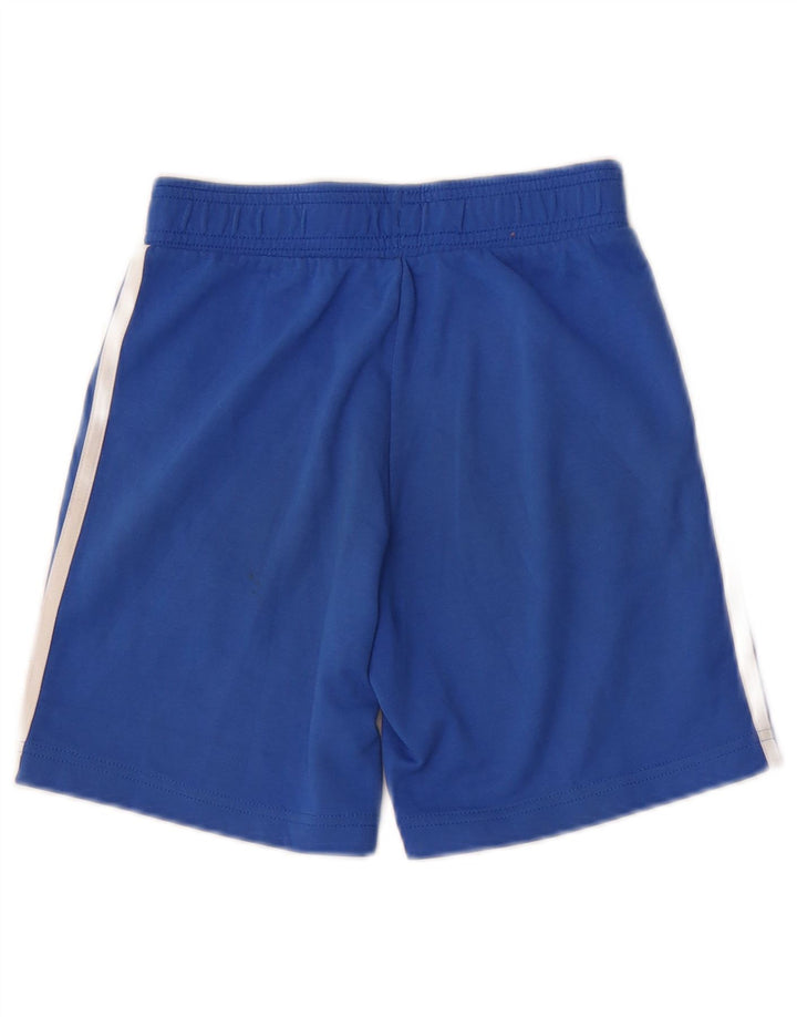 Pantaloncini sportivi Adidas da ragazzo 9-10 anni piccoli in cotone blu