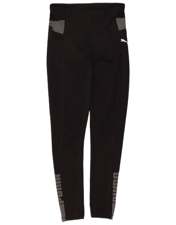Leggings grafici da donna Puma UK 6 XS poliestere maculato nero