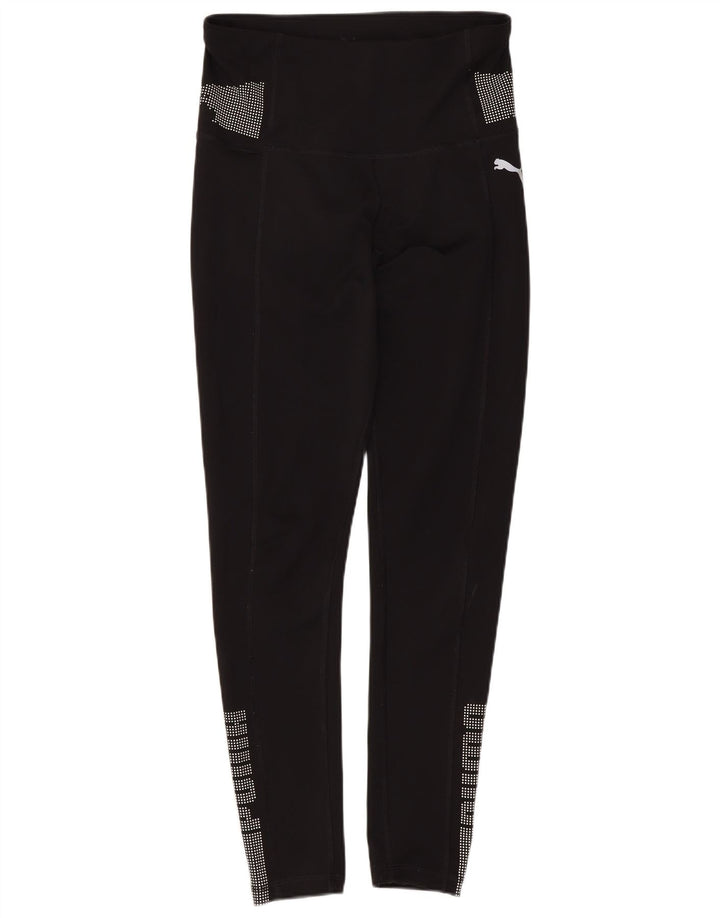Leggings grafici da donna Puma UK 6 XS poliestere maculato nero