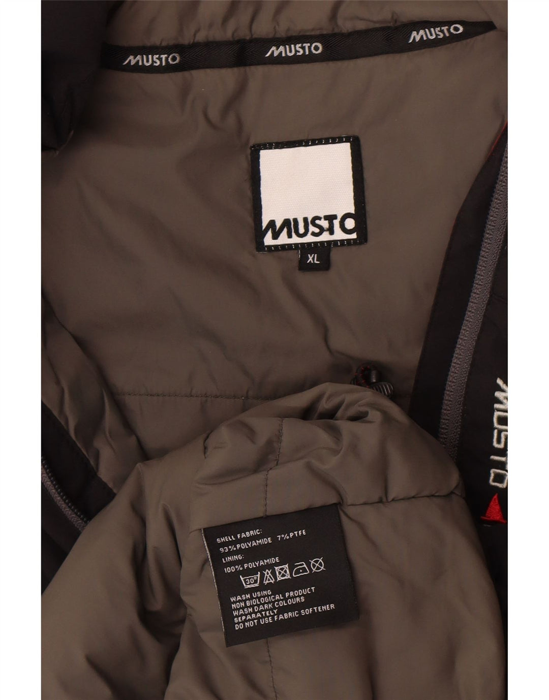 Gilet imbottito da uomo Musto UK 42 XL nero in poliammide