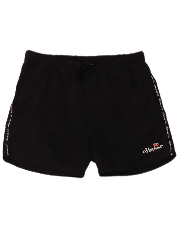 Pantaloncini da bagno grafici da uomo Ellesse piccoli in poliestere nero