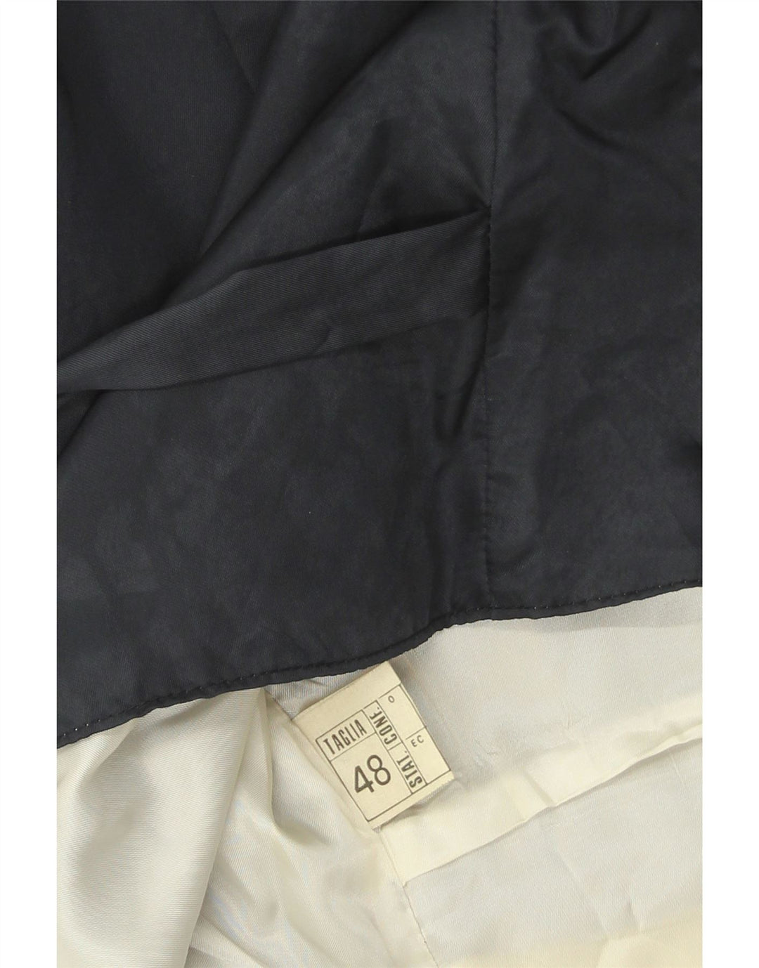 Gilet vintage da uomo IT 48 gessato medio blu navy