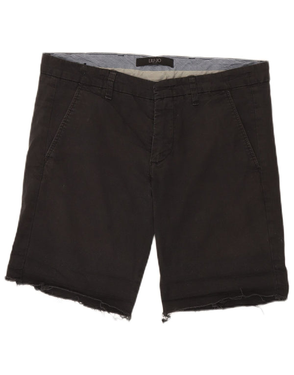 Pantaloncini chino slim fit da uomo LIU JO IT 50 Large W36 cotone nero