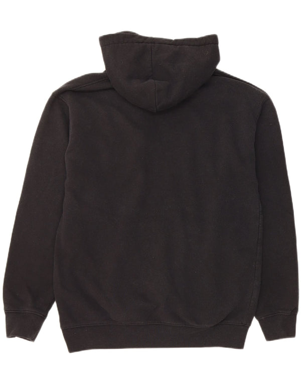 Felpa con cappuccio da uomo Zara piccola in cotone nero