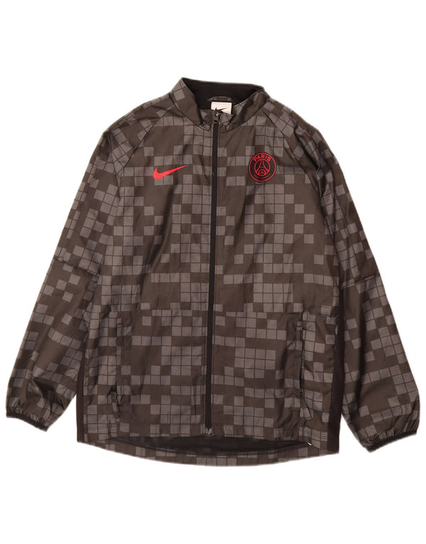 Giacca da tuta da ragazzo Nike Paris Saint-Germain 12-13 anni, grande, grigia