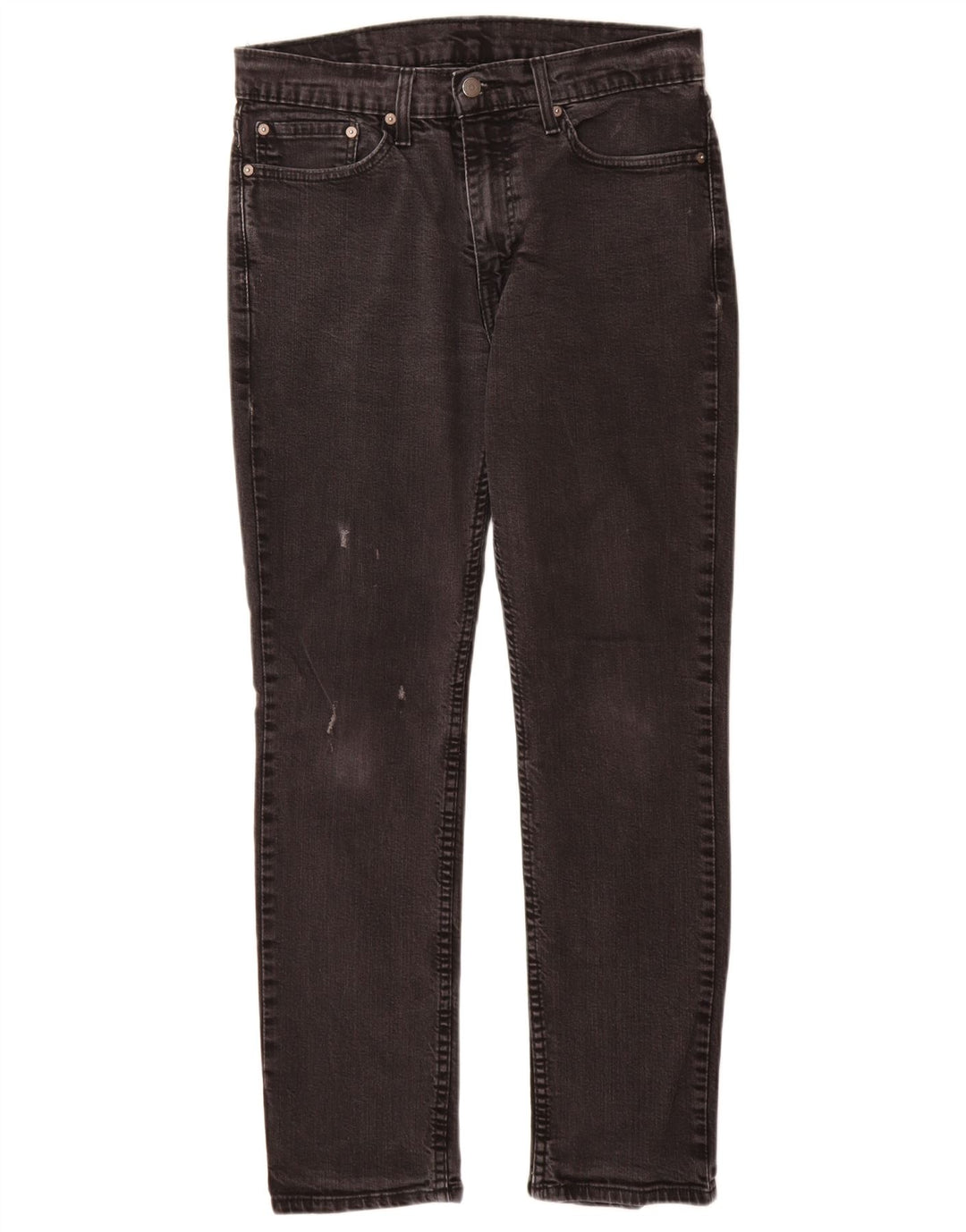 Jeans Levi's Uomo 511 Slim Distressed W34 L32 Cotone Nero