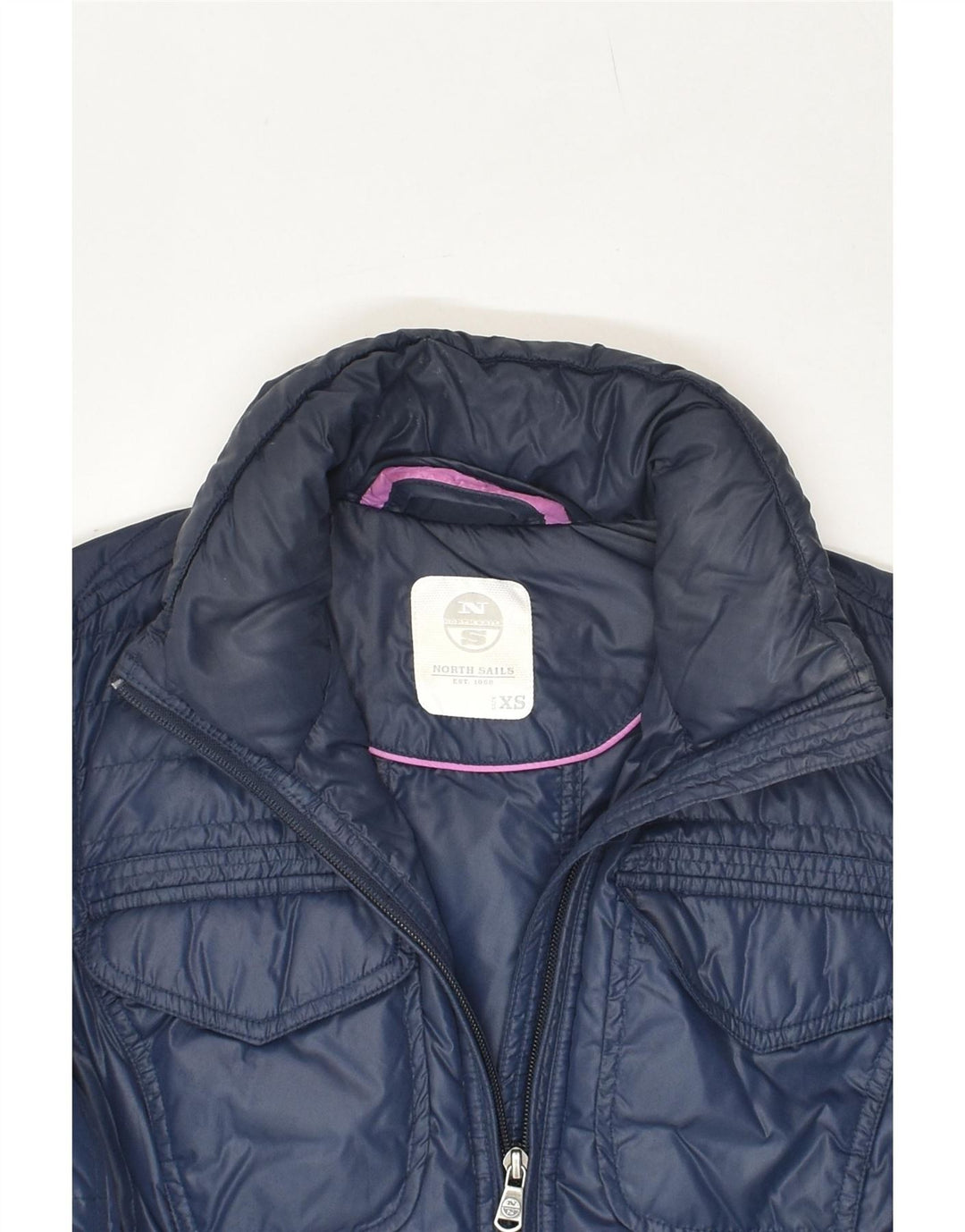 Giacca imbottita da donna NORTH SAILS UK 6 XS poliestere blu navy