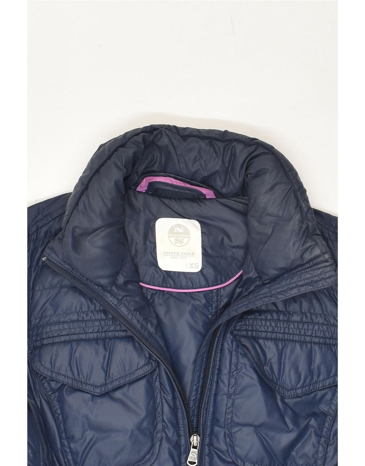 Giacca imbottita da donna NORTH SAILS UK 6 XS poliestere blu navy