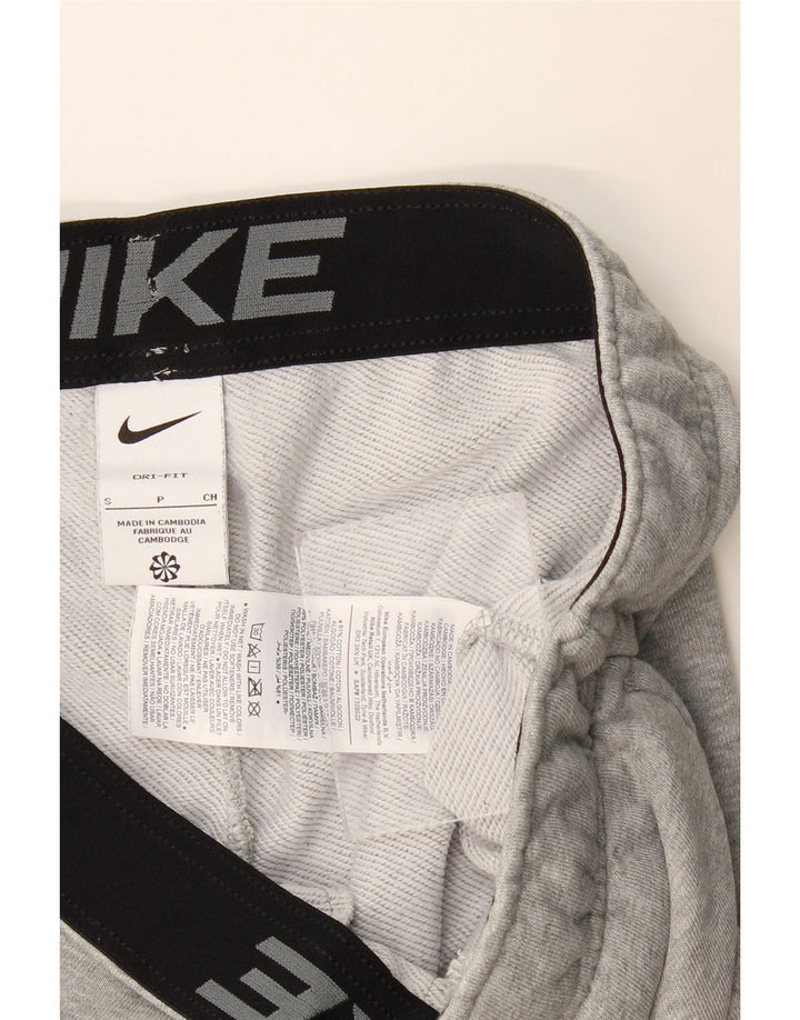 Pantaloni da tuta da uomo Nike Dri Fit Joggers piccoli in cotone grigio