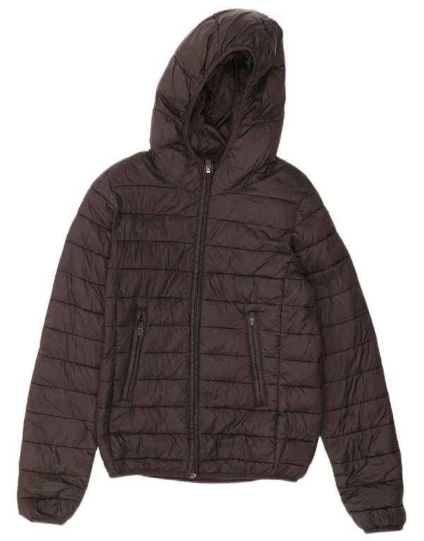 Giacca imbottita con cappuccio da donna Kappa UK 6 XS nylon nero