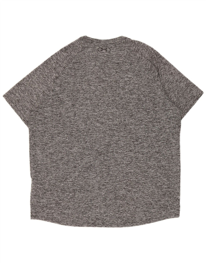 Maglietta Under Armour da uomo Heat Gear Top XL poliestere chiazzato grigio