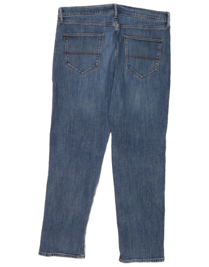 Jeans dritti da uomo Marks & Spencer W36 L31 cotone blu