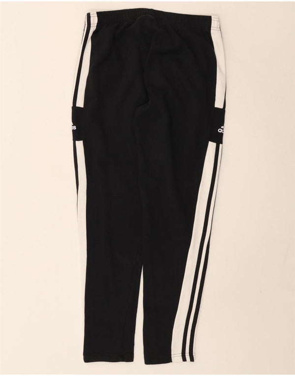 Pantaloni da tuta da donna Adidas UK 12 Medium Black Colourblock Cotton