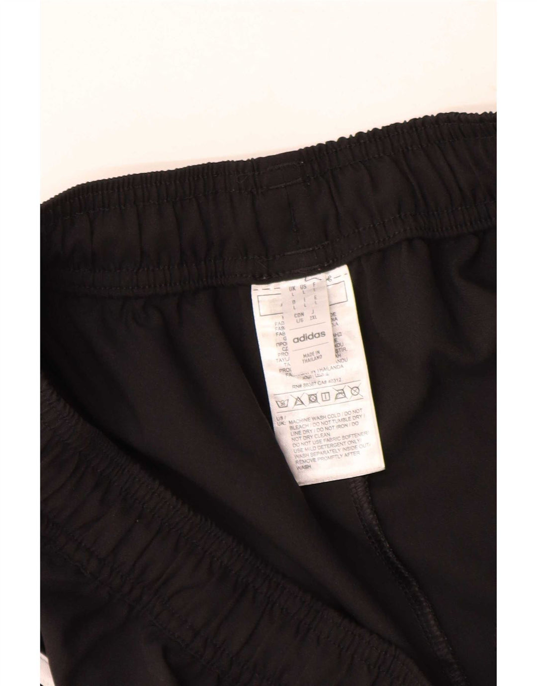 Pantaloncini sportivi Adidas Aeroready Graphic da uomo grandi in poliestere nero