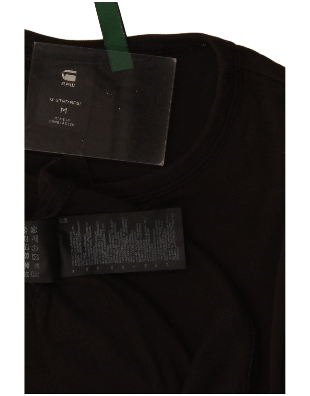 T-shirt da uomo G-STAR Top in cotone nero medio