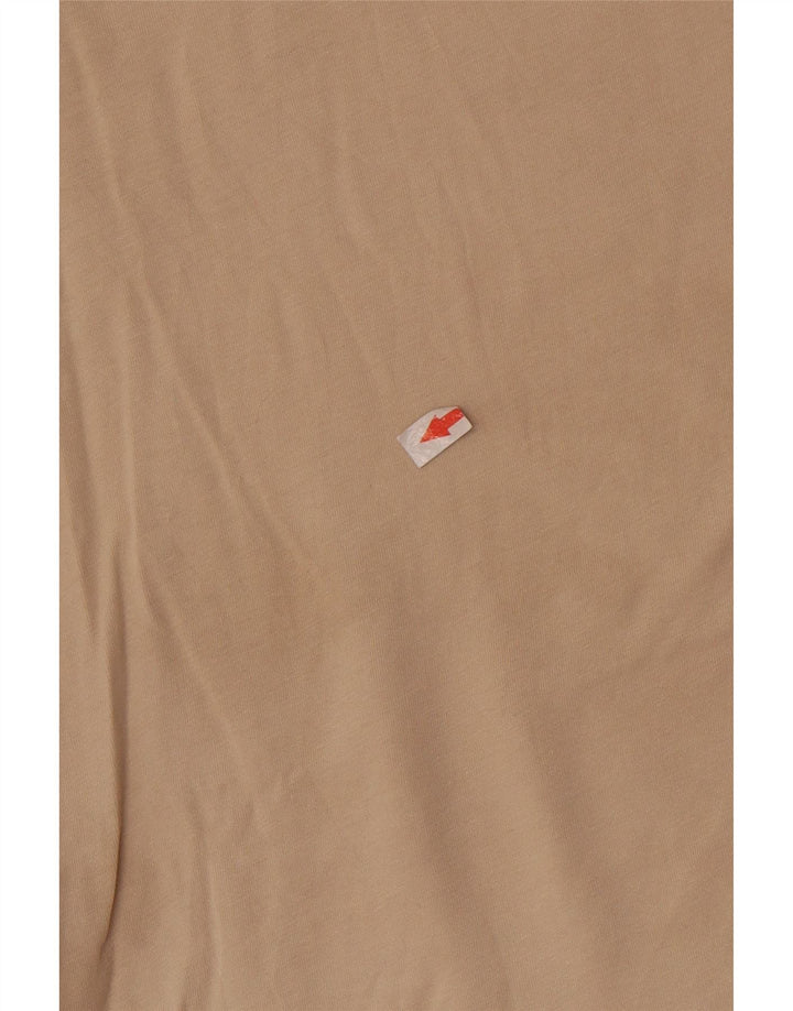 T-shirt grafica da uomo Puma Top in cotone color block beige medio