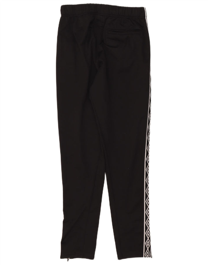 Pantaloni da tuta grafici da uomo Umbro grandi in poliestere nero
