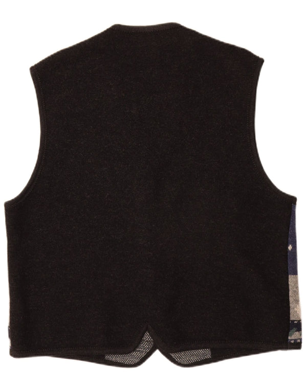 GIESSWEIN Gilet da uomo UK 48 Lana geometrica multicolore media