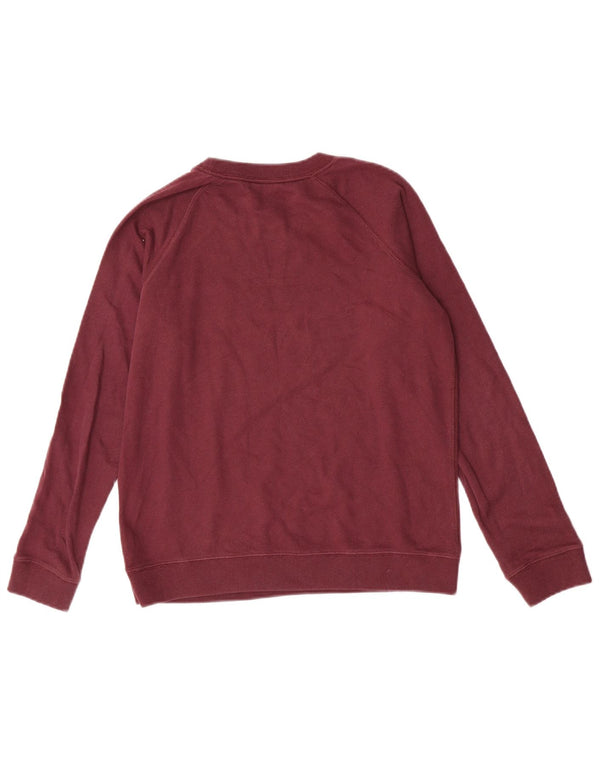 Felpa da donna Jack Wills UK 10 piccolo cotone bordeaux