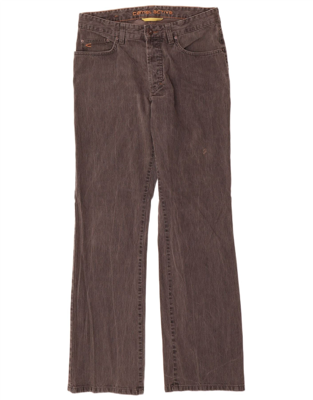 Pantaloni casual bootcut da uomo Camel Active W34 L34 cotone grigio