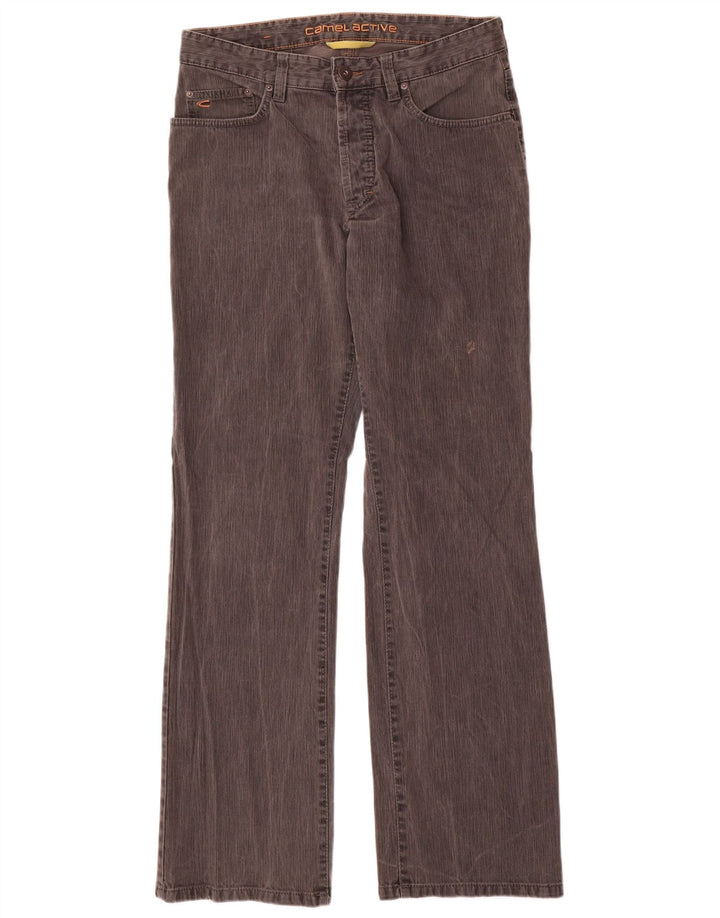 Pantaloni casual bootcut da uomo Camel Active W34 L34 cotone grigio