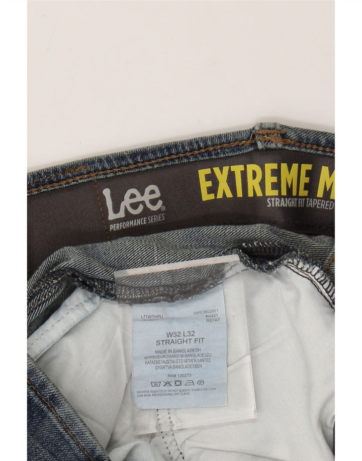 Jeans LEE da donna Extreme Motion dritti affusolati W32 L32 cotone blu