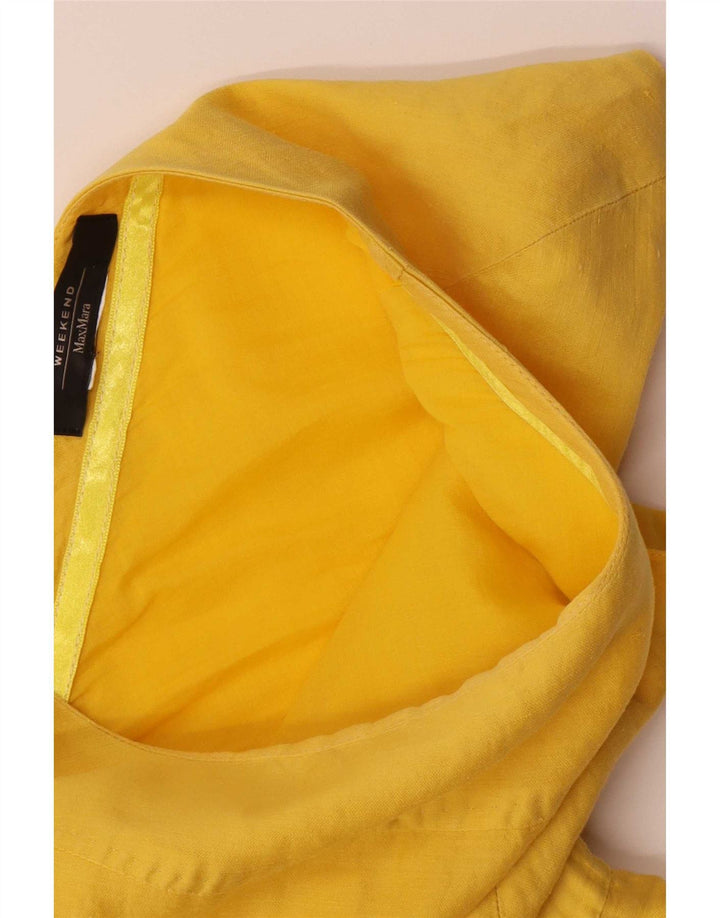 Abito a trapezio da weekend da donna Max Mara UK 14 giallo medio