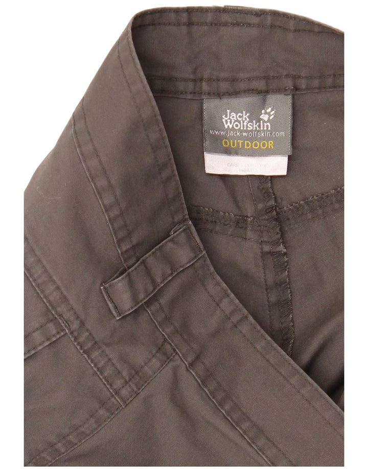 Pantaloni cargo dritti vestibilità regolare da uomo Jack Wolfskin Large W34 L30 Grigi