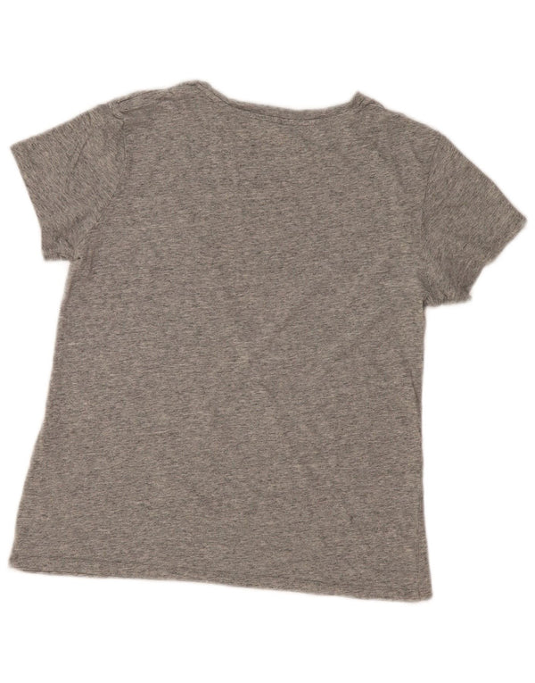 T-shirt grafica da donna Levi's Top UK 6 XS grigio chiazzato
