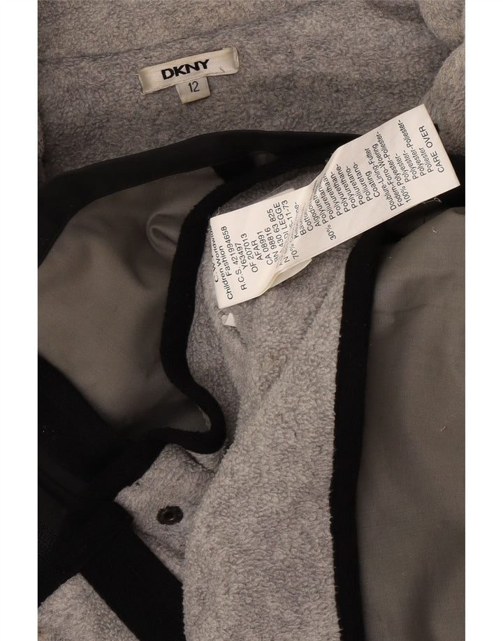 Giacca a vento Dkny da bambino 11-12 anni in cotone nero