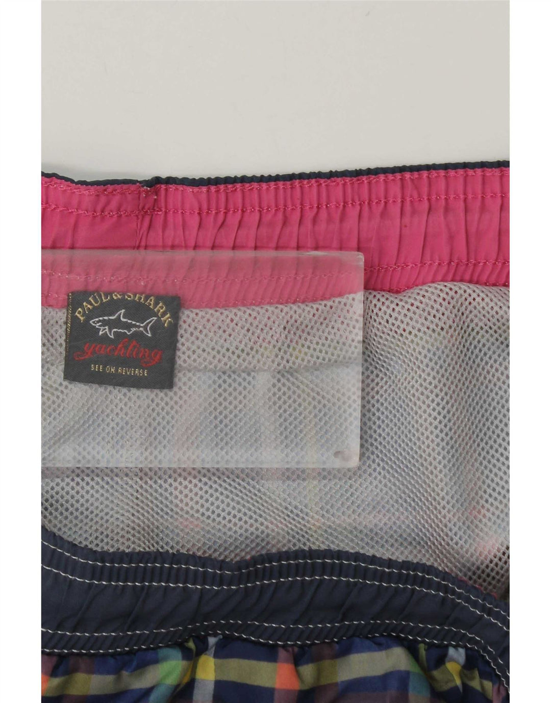 Paul & Shark Pantaloncini da bagno Yachting da uomo Grandi quadri multicolori