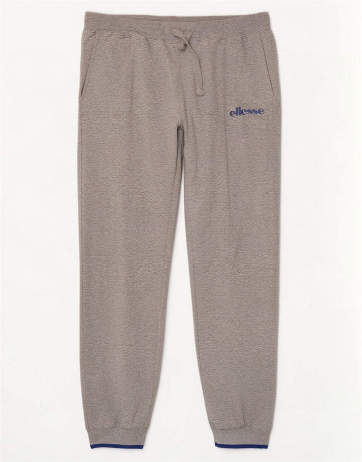 Pantaloni da tuta da uomo Ellesse Joggers grandi in cotone grigio