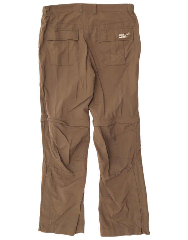 Pantaloni casual dritti da uomo Jack Wolfskin W36 L33 Beige Poliammide