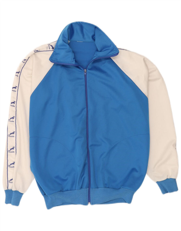 GAZELLE Giacca da tuta grafica da uomo blu medio color block