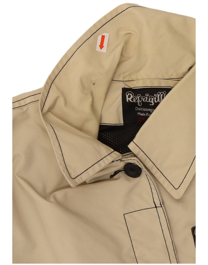 Giacca utilitaria da donna Refrigiwear UK 14 grande nylon beige