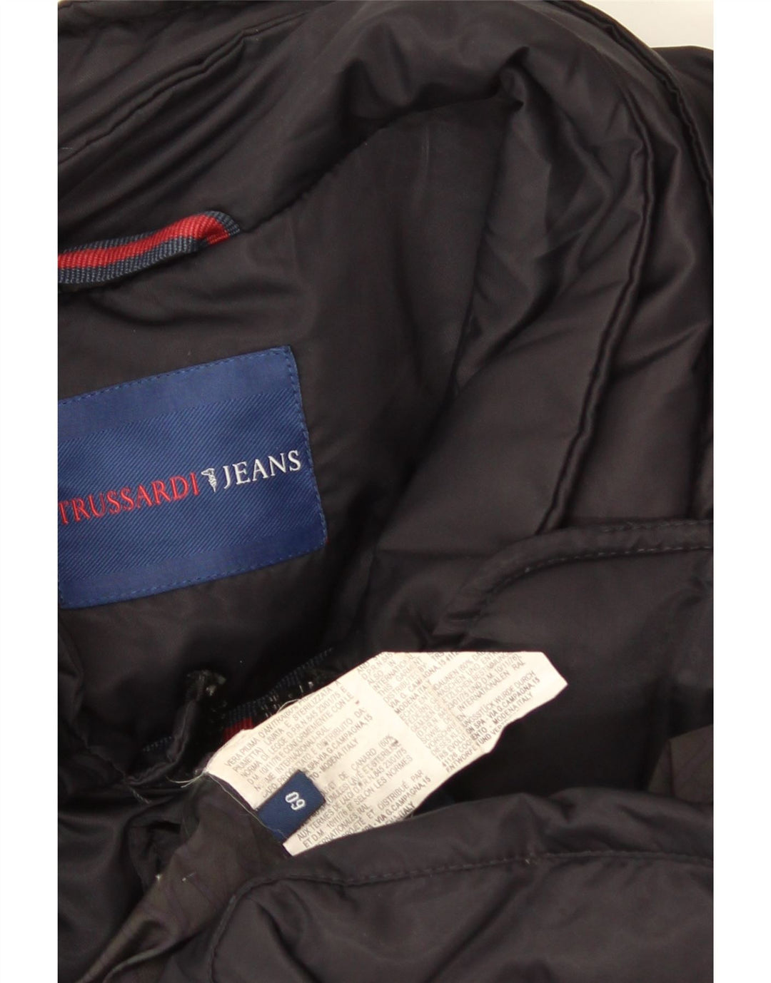 Giubbotto Imbottito Uomo TRUSSARDI JEANS IT 60 5XL Blu Navy