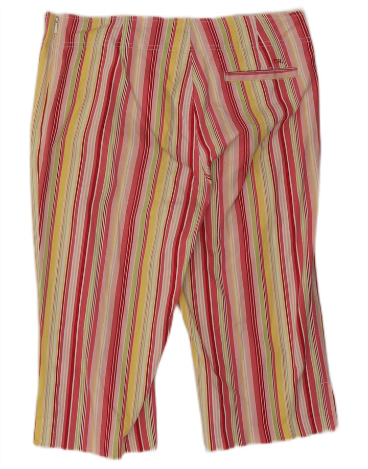 TOMMY HILFIGER Bermuda da donna W30 medio a righe multicolore