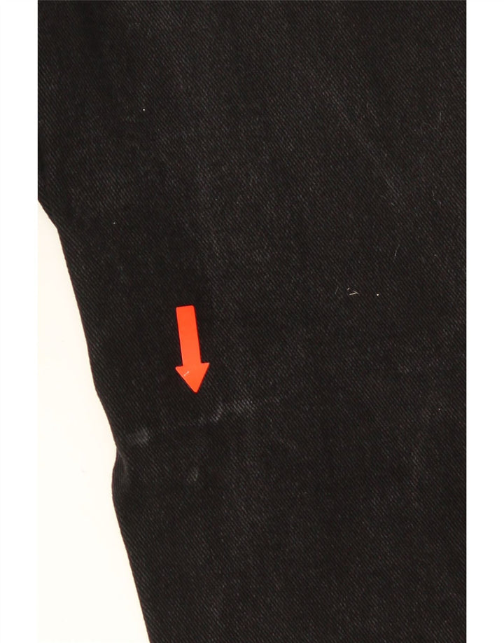 Jeans dritti da uomo Wrangler vestibilità regolare W38 L32 cotone nero