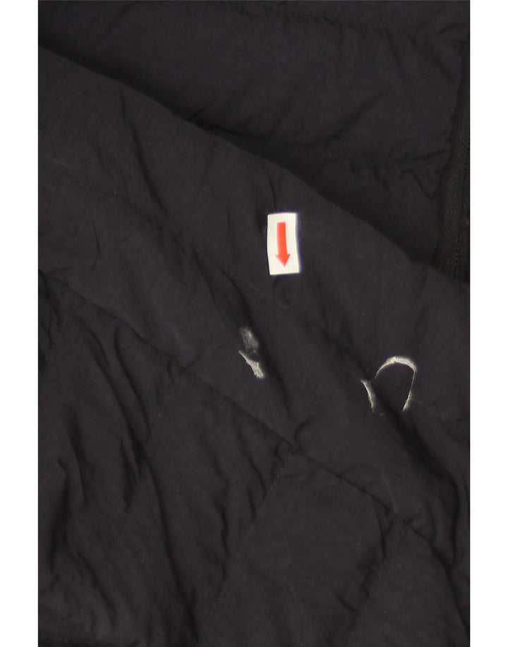 Giacca imbottita con cappuccio da uomo Lacoste taglia 50 media blu navy in poliammide