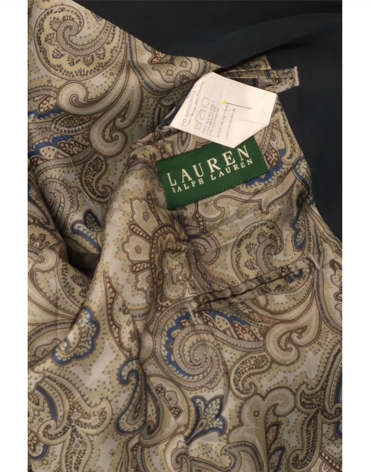 Giacca blazer da uomo a 2 bottoni Ralph Lauren UK 40 medio blu navy modal