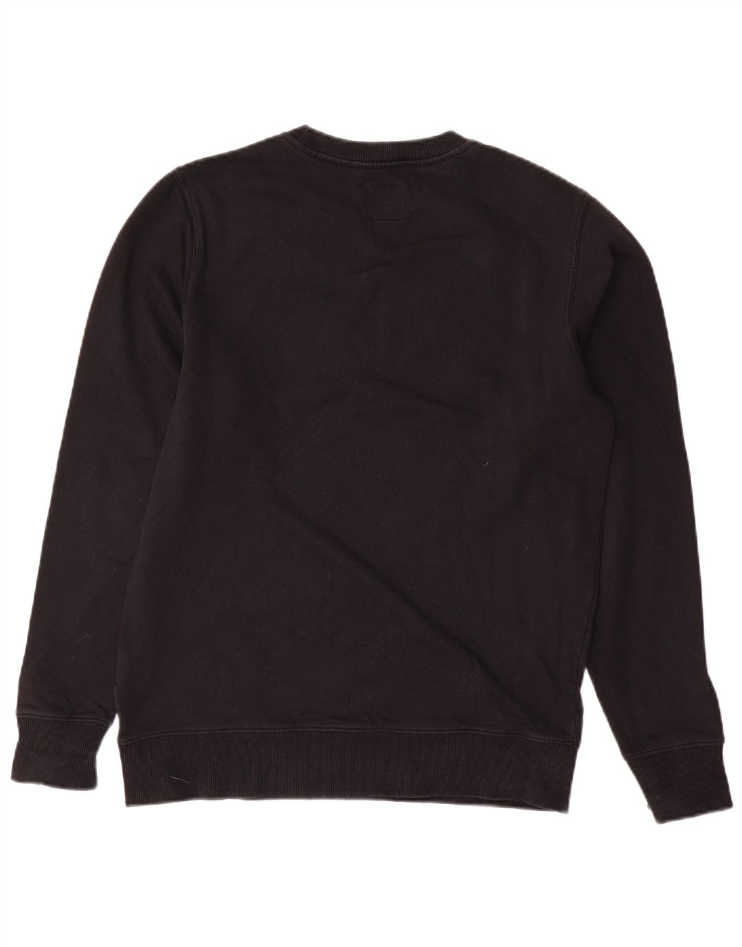 Felpa con grafica da uomo Vans XS in cotone nero