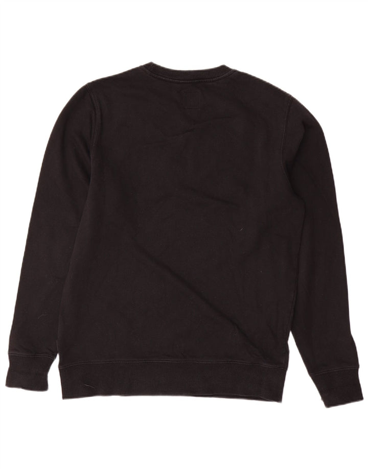 Felpa con grafica da uomo Vans XS in cotone nero