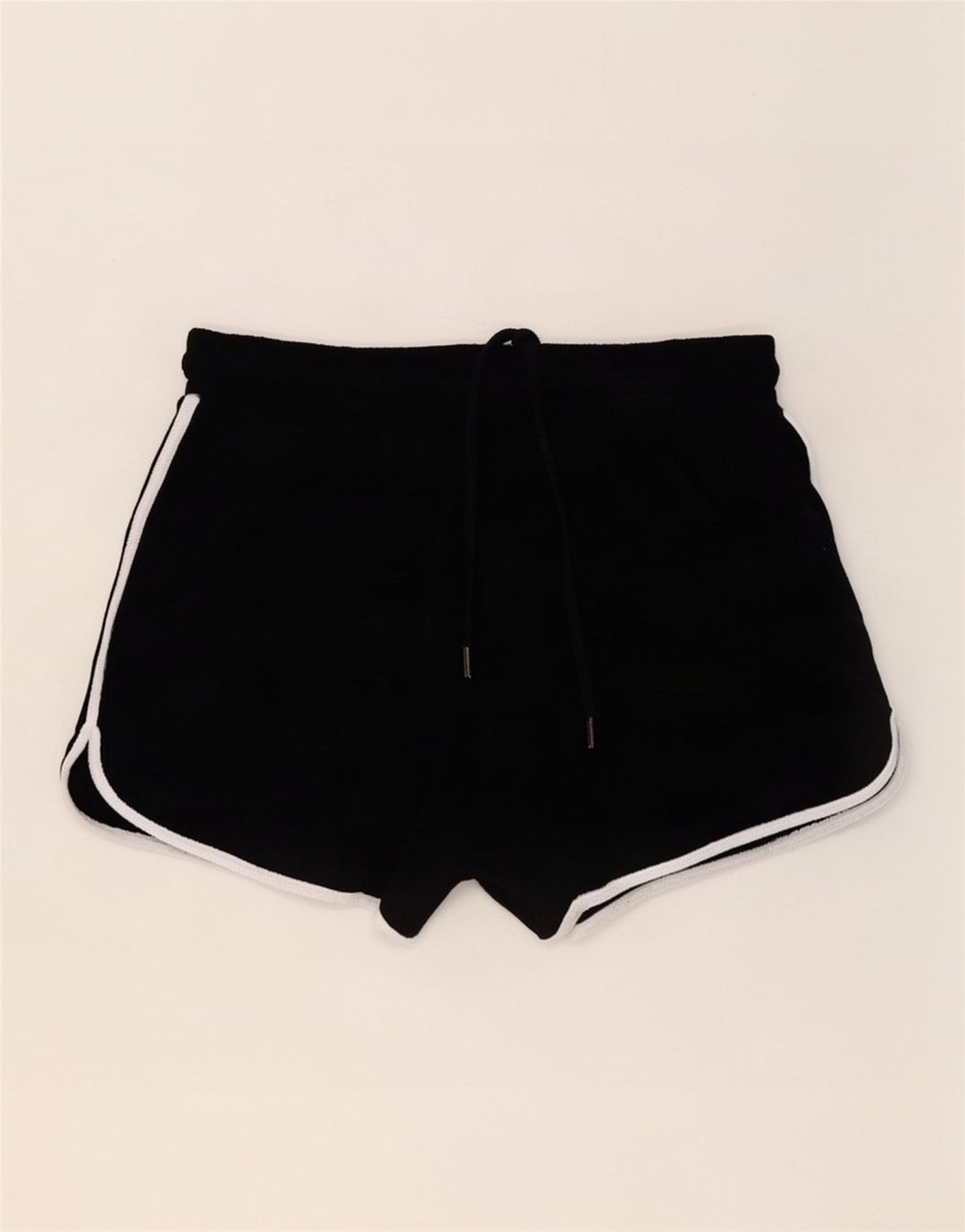 Pantaloncini sportivi Guess da donna UK 14 grandi in cotone nero