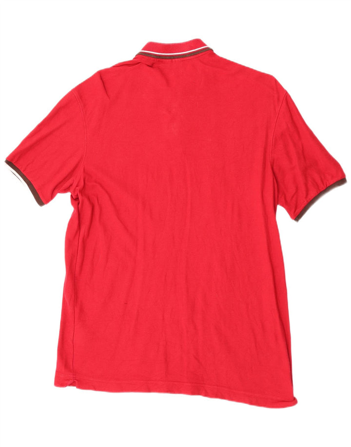 Polo da uomo Fila Large rossa in cotone