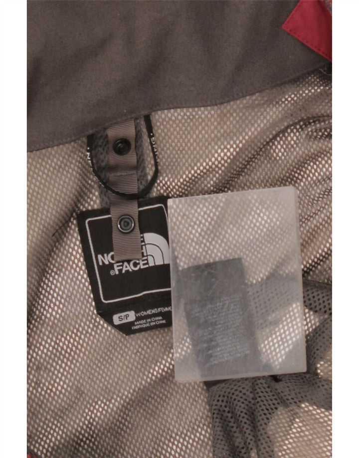 THE NORTH FACE Giacca antipioggia oversize da donna UK 10 Piccola Borgogna