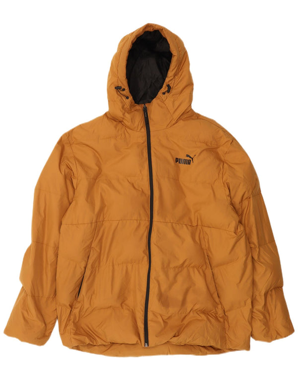 Giacca imbottita con cappuccio da uomo Puma UK 42 XL Poliestere beige