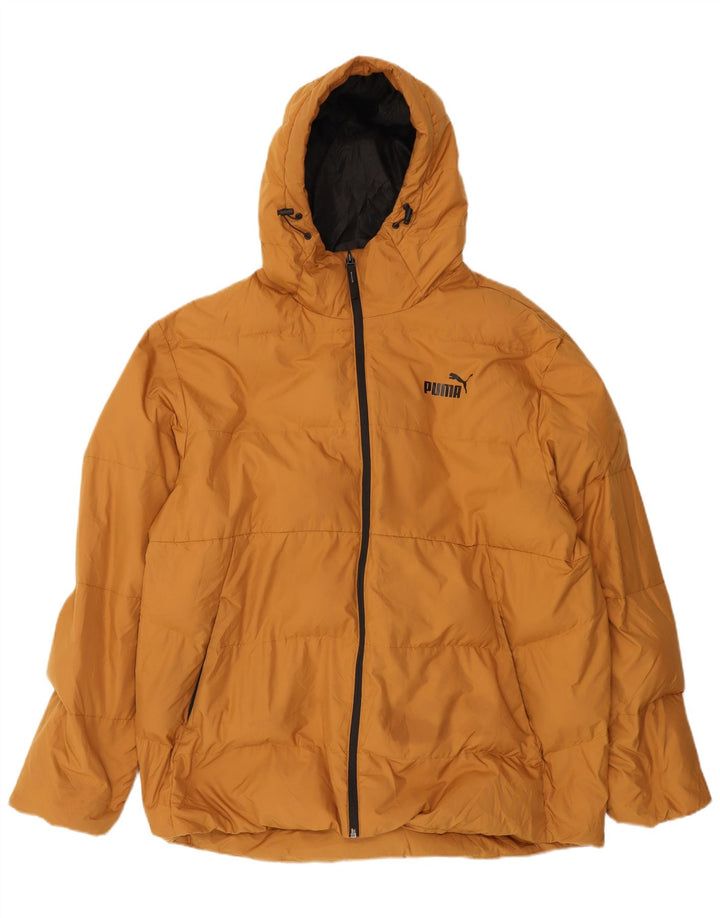 Giacca imbottita con cappuccio da uomo Puma UK 42 XL Poliestere beige
