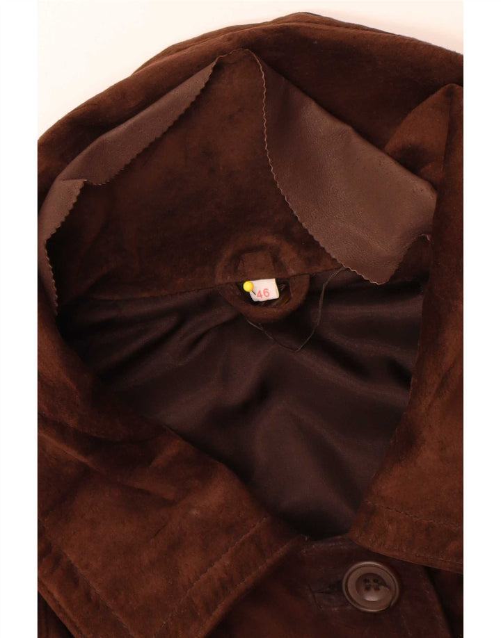 Giacca Donna Scamosciata Conbipel IT 46 Large Pelle Marrone